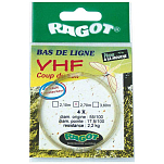 Ragot 14RG1190414 Fly VHF Leader 3.60 M Бесцветный  2.2 kg 