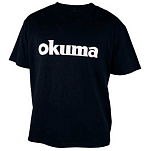 Okuma PA01T033B2L Футболка с коротким рукавом Logo Черный Black / Blue 2XL