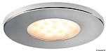 Встраиваемый круглый LED светильник Aruba 12/24В 3Вт 193Лм белый свет c выключателем, Osculati 13.444.02