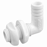 Attwood ATT-3877-3 Thru Hull Connector 90 Degrees Белая  White 19 mm 