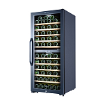 Винный шкаф двухзонный отдельностоящий Libhof Gourmet GMD-87 Black 550х585х1277мм на 87 бутылок компрессорный черный с белой подсветкой с угольным фильтром