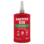 Быстрозатвердевающий втулочный фиксатор Loctite 638 250мл для цилиндрических соединений
