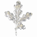 Eurohunt 560787 Дубовые листья для клыков кабана 200 куски Silver  Hunt