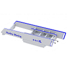 Купить Система шлюпбалок Hurley marine H3O+ XL H3O-922XLMW с ручной лебедкой грузоподъемность 453кг из прочного белого полиэтилена для лодок с жестким дном и гидроциклов длиной до 3,96м 7ft.ru в интернет магазине Семь Футов