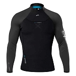 Zhik P200818 Футболка с длинным рукавом с защитой от ультрафиолета Microfleece X Черный Black S