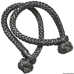 Soft shackle in black Dyneema - 4 mm, 08.310.04