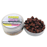 Pro elite baits F8433828 Fulminow Hook Банан И Клубника 50ml Пеллеты Коричневый 8 mm 