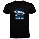 Kruskis CA65500402C052 Футболка с коротким рукавом Sailor Черный Black XL