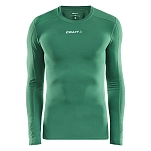 Craft 1906856-651000-9 Базовый слой с длинным рукавом Pro Control Compression Зеленый Team Green 3XL