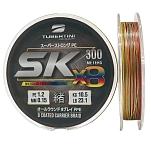 Tubertini 22b86 Плетёная леска SK X8 300 m Multicolour 11x11x4 0.230 mm