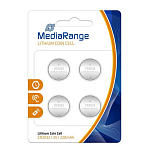 Mediarange 900239285 Cr2032 Кнопка Батарея 4 единицы измерения Gold