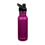 Klean kanteen 1008433 Classic Бутылка из нержавеющей стали 532ml Спорт крышка Фиолетовый Purple Potion
