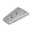 Купить Цинковый трапециевидный анод Tecnoseal 00733 133x76x35мм для кавитационной пластины Volvo Penta 7ft.ru в интернет магазине Семь Футов