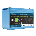 Mastervolt 569-RB100 ReLion 12V 1280Wh 100Ah 4SC LiFePO4 Deep Cycle Аккумулятор Бесцветный Blue 329x172x214 mm