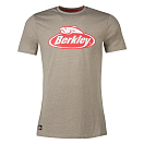 Купить Berkley 1551356 Футболка с коротким рукавом Logo Серый Grey S 7ft.ru в интернет магазине Семь Футов
