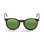 Ocean sunglasses 55012.2 Деревянные поляризованные солнцезащитные очки Lizard Bamboo Dark / Brown Dark / Green
