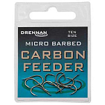 Drennan HSCFDM012 Carbon Feeder Зубчатый Крюк Серебристый 12
