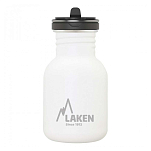 Laken BSF35BL Нержавеющая сталь Basic Flow бутылка 350ml Бесцветный White