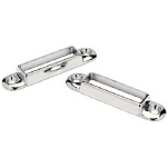 Seachoice 50-78011 Адаптер крышки лодки Серебристый Chrome Plated Zinc