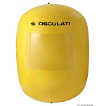 Буй надувной для регаты из ПВХ гигансткий Osculati 33.175.22 1500 x 1600 мм желтый 2 кармашка