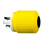 Hubbell 36-HBL328DCP Штекер для электрической катушки для рыбалки 28VDC 30A Желтый Yellow