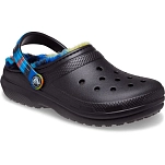 Crocs 208095-0c4-c8 Деревянные башмаки Classic Lined Spray Dye T Black / Multi 35x25x15 EU 24