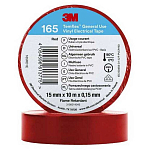Лента 3M Temflex 165 10м 15x0,15мм из красного ПВХ электроизоляционная