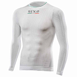 Sixs 66504-XS-100 Базовый слой с длинным рукавом TS2L BreezyTouch Белая White Carbon XS-S