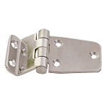 Forniture nautiche italiane 4949232 53x37x2 mm Смещенная петля из нержавеющей стали Золотистый Silver