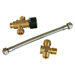 Indel marine 2400280 После 2007 Комплект смесительного клапана котла Золотистый Bronze / Grey