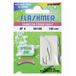 Flashmer HNSB06D25 Биби связанный крючок 0.250 Mm Серый Nickel 6 