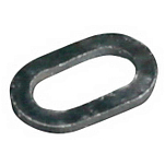 Mikado AMC-11644-4.5 Oval Кольца 25 единицы Черный  Black 4.5 mm 
