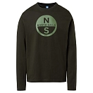 Купить North sails 692850-0440-L Футболка с длинным рукавом Graphic Зеленый Forest Green L 7ft.ru в интернет магазине Семь Футов