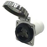 Marinco GS11383 Вход питания из нержавеющей стали 50A 125/250A 4C Серый