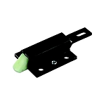 Jr products 342-11705 Защелка с кнопкой для двери отсека монтаж вровень Черный Black 95.25 mm