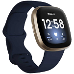 Fitbit 4061856797939 Versa 3 Часы Голубой  Black / Gold