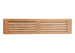 ARC 3963 Вставка из тикового дерева с жалюзи / 44,5 x 10 см