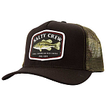 Salty crew 35035338-BLK/CAM-1Sz Кепка Bigmouth Trucker Зеленый  Black / Camo