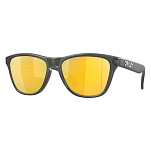 Oakley OJ9006-3753 Frogskins XS Prizm Молодежные поляризованные солнцезащитные очки Matte Grey Smoke Prizm 24K Polar/CAT3