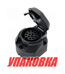 Розетка для прицепа, пластиковая, 13 контактов (упаковка из 10 шт.) Ningbo Era Vehicle 87808_pkg_10