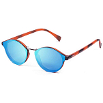 Ocean sunglasses 10307.9 поляризованные солнцезащитные очки Loiret Matte Brown Strips Blue Sky Revo Flat/CAT3