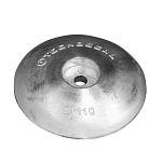 Цинковый анод Tecnoseal 00103 Ø110x18мм дисковый для пера руля