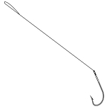 Asari A3753-5 Steel Leader Крюк Серебристый  Nickel (6 pcs) 5 