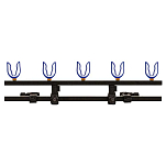 Colmic AP100 подставка для удилища подставка для удилища Fast Feeder 5 Секции Black / Blue 71 cm