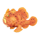 Купить Safari ltd S100070 Frogfish Фигура Оранжевый  Orange From 3 Years  7ft.ru в интернет магазине Семь Футов