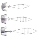 Купить Ragot 14RGATO660001 Cage Кальмар 88g Серый  Grey 7ft.ru в интернет магазине Семь Футов