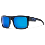 Pelagic 1520181002-MBBL-OS поляризованные солнцезащитные очки Shark Bite Голубой Matte Black Blue Mirror Polarized