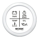 Купить Recmar RECKY79303 12-24V Комбинированный датчик Белая White 51 mm  7ft.ru в интернет магазине Семь Футов