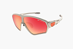 Спортивные очки с диоптриями Demetz W-Suit / Sand / Dark Sand V. Pink Mirror Orange Cat.3, rx-089/wsuit3240vs64