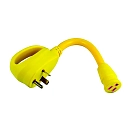Купить Parkpower by marinco 679-3015ARV Адаптер Dogbone 3015ARV Желтый Yellow 30A Male/15A Female 7ft.ru в интернет магазине Семь Футов